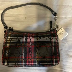 Coach plaid handbag